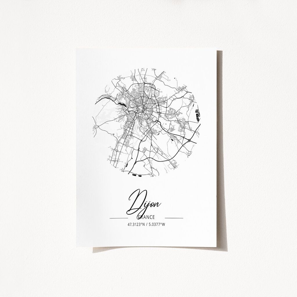 Wallity Poster Francuska Dijon-2078, 42x59,4 cm