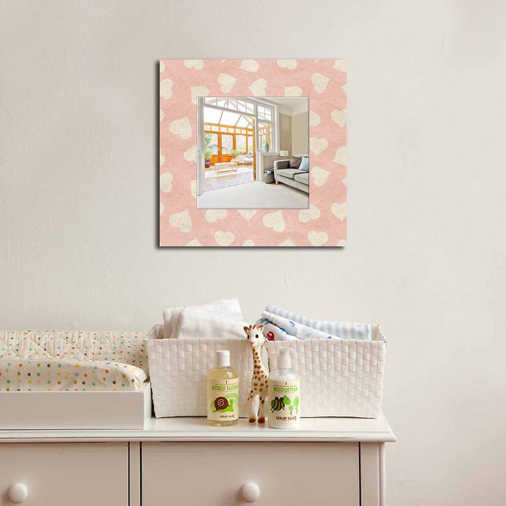 Zidno ogledalo MA-12, 50x50 cm, šareno