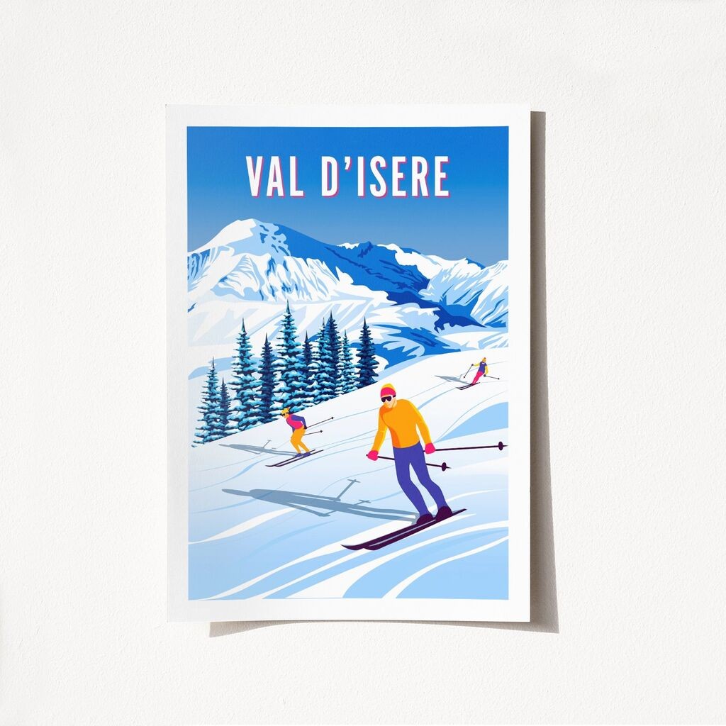 Poster Wallity Val D'Isere-2005, 42x59,4 cm