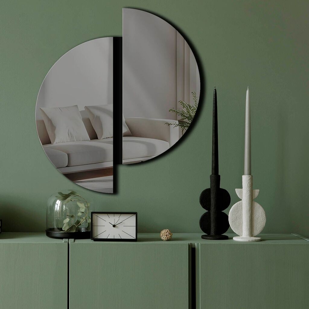 Wallity Ogledalo Ozgl522, 44x50 cm, Sivo