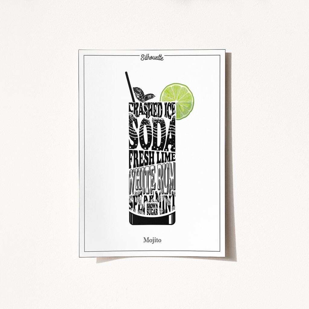 Wallity poster Mojito-2055, 29,7x42 cm