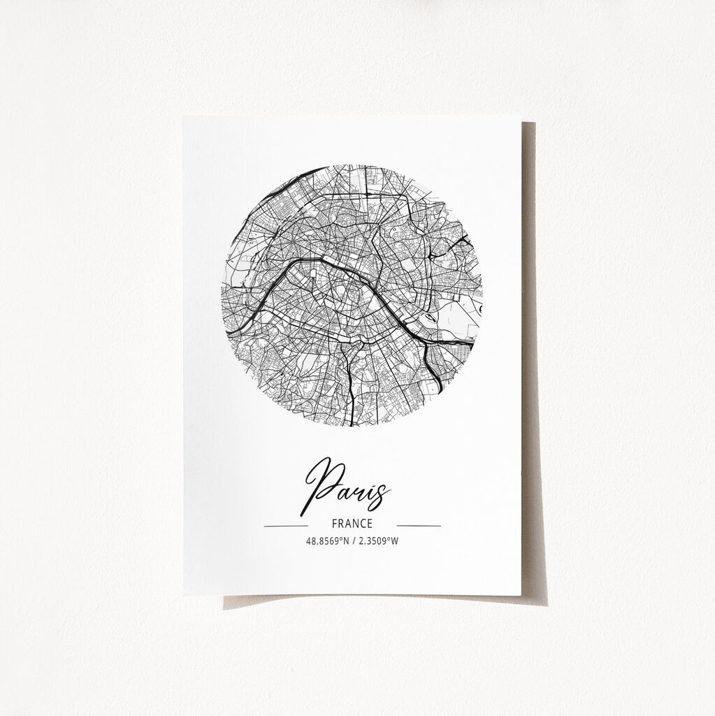 Wallity Poster Francuska Pariz-2068, 21x29,7 cm