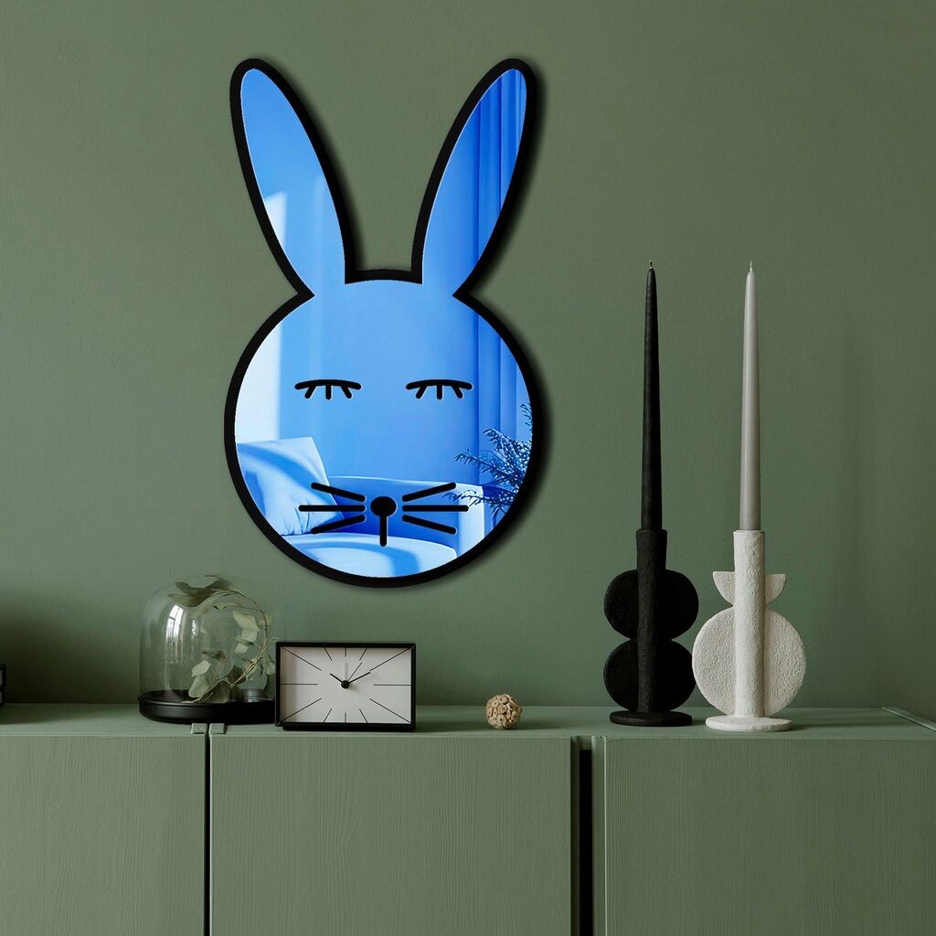 Wallity Ogledalo Ozgl520, 30x49 cm, Plavo