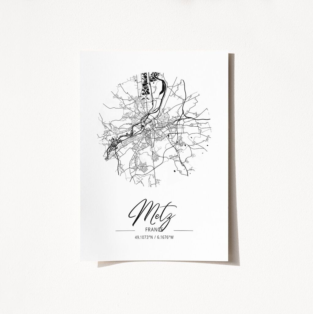 Poster Wallity Francuska Metz-2073, 21x29,7 cm