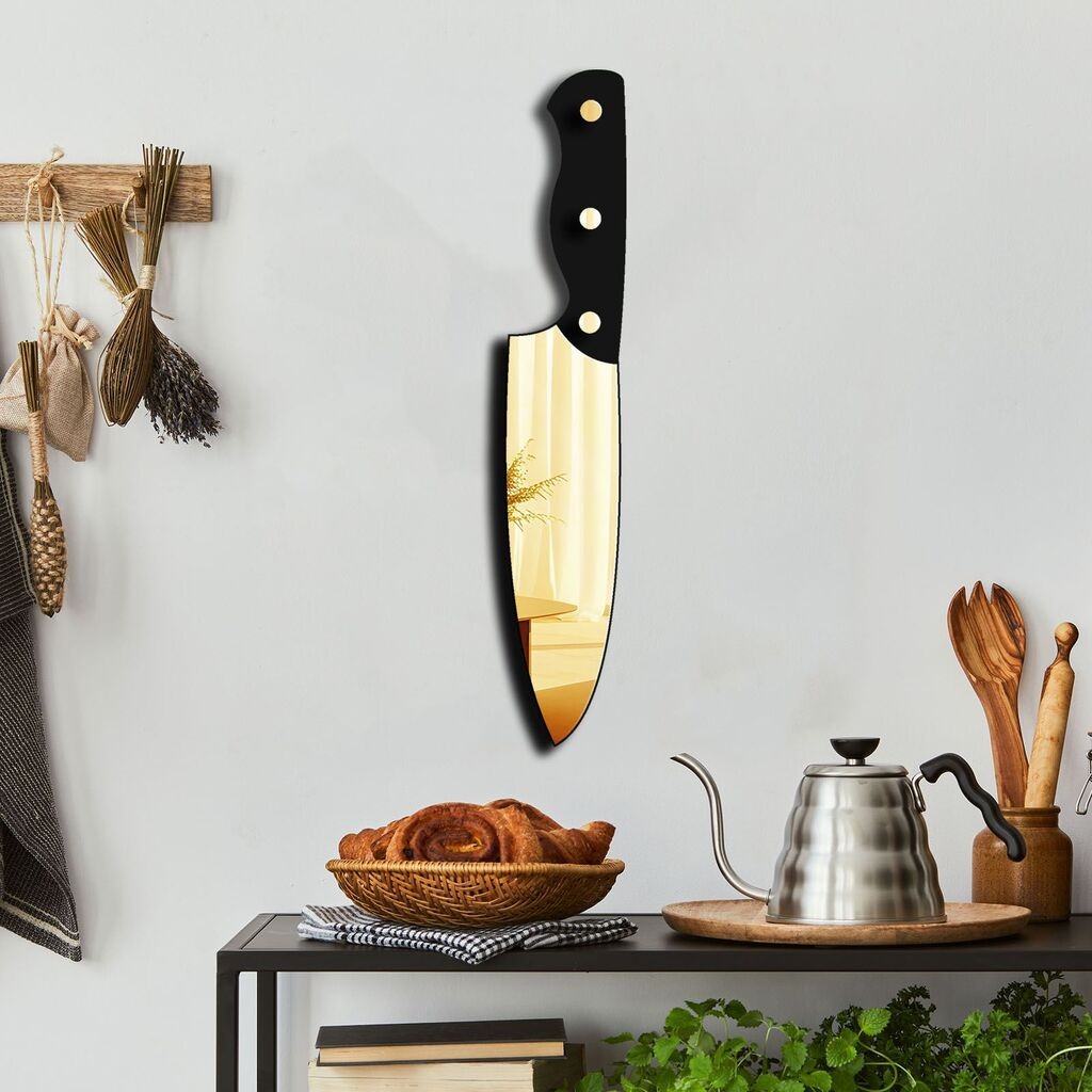 Ogledalo Wallity Ozgl514, 12x70 cm, zlatna boja