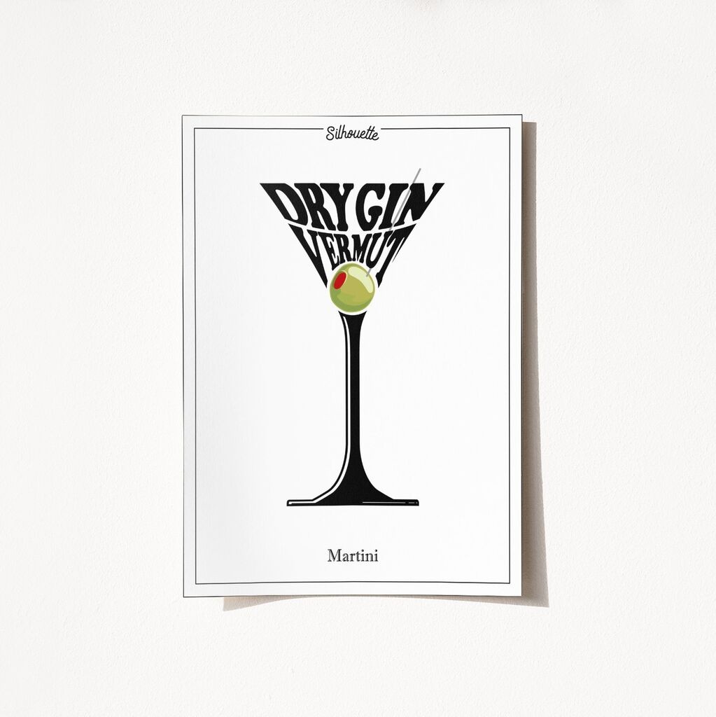 Wallity Poster Martini-2046, 42x59,4 cm