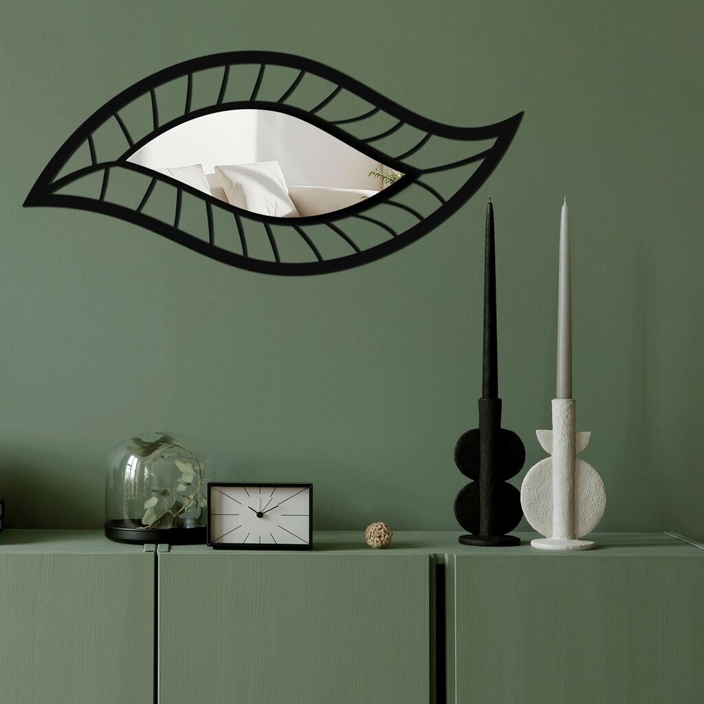 Wallity Ogledalo Ozgl513, 65x29 cm, Srebrne boje