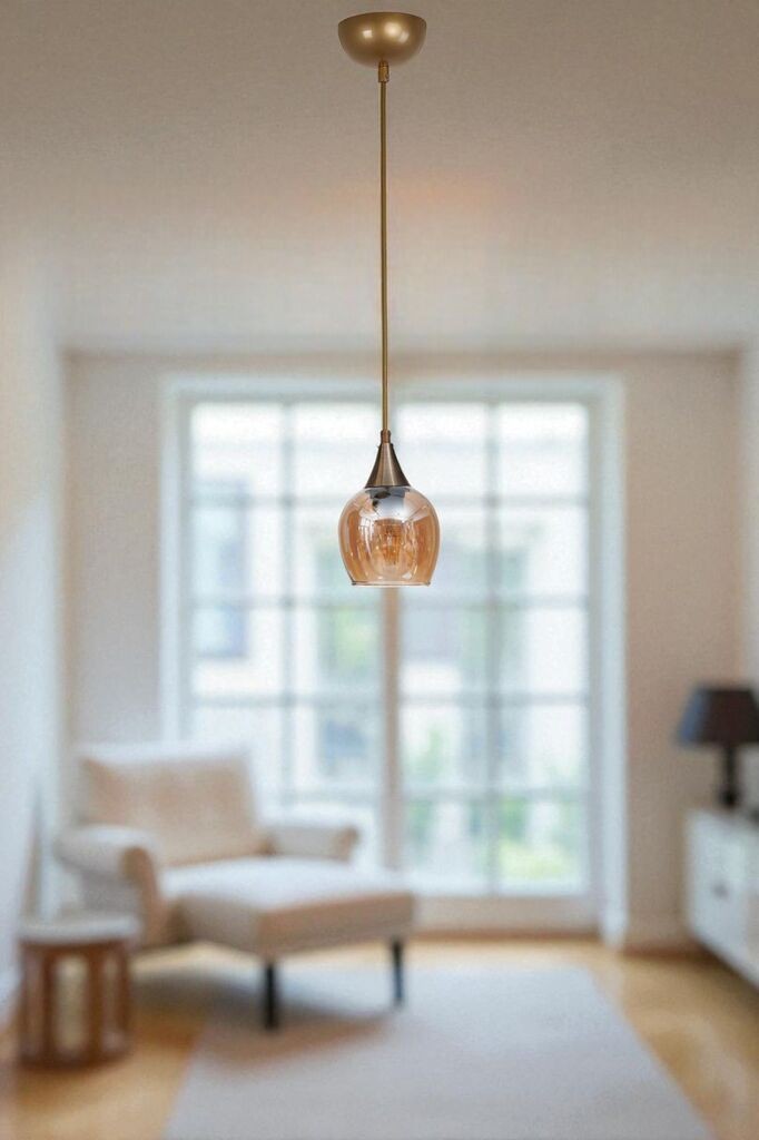 Opviq Luster 2615869, Zlatne boje