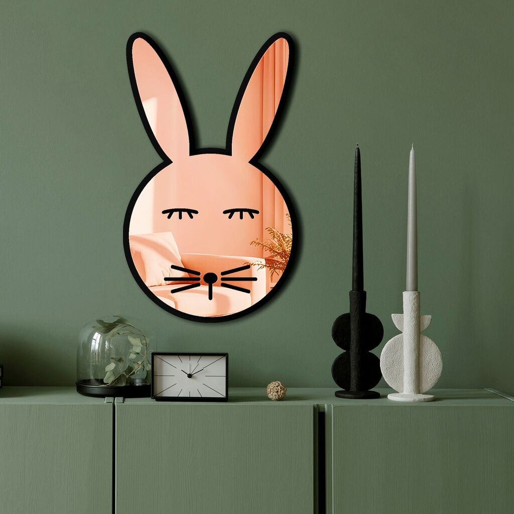 Wallity Ogledalo Ozgl520, 30x49 cm, Rose-gold