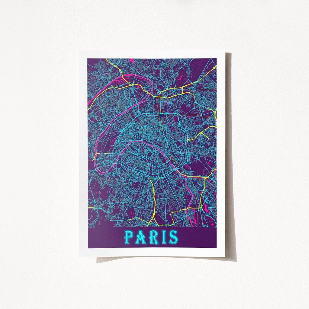 Wallity poster Pariz-2059, 21x29,7 cm