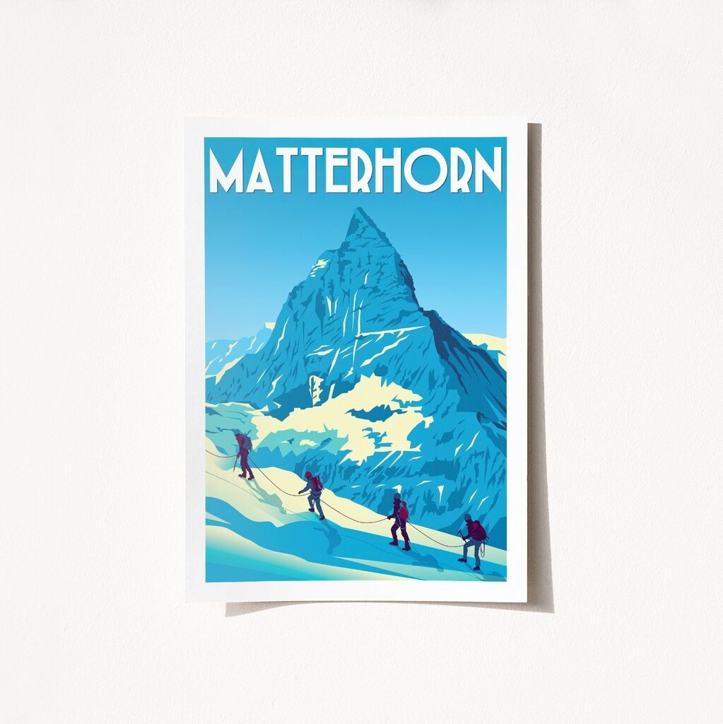 Poster Wallityja Matterhorn-1981, 21x29,7 cm