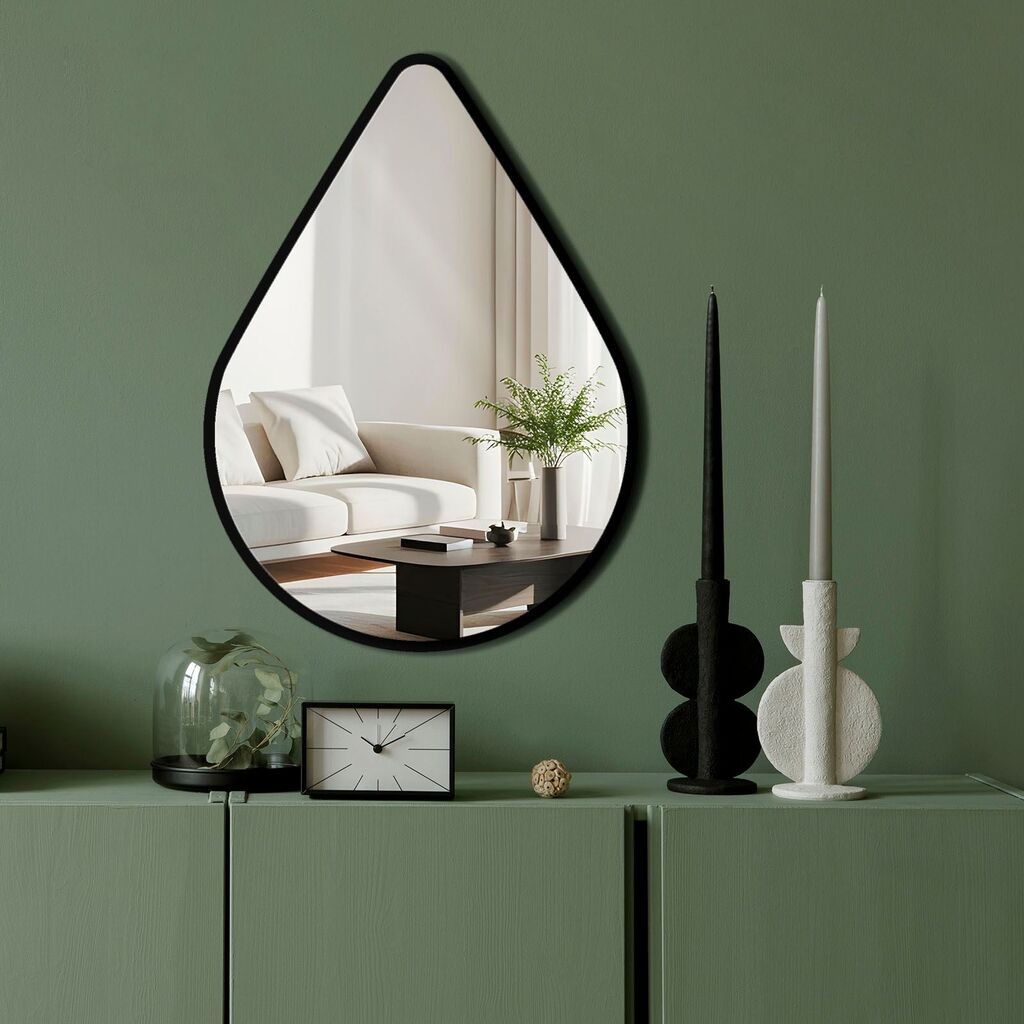 Wallity Ogledalo Ozgl516, 40x55 cm, Srebrne boje