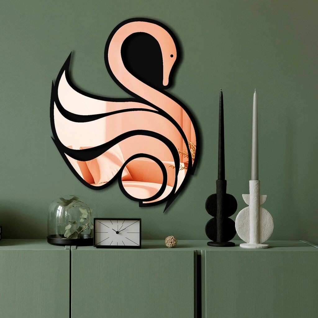 Wallity Ogledalo Ozgl527, 36x48 cm, Rose-gold