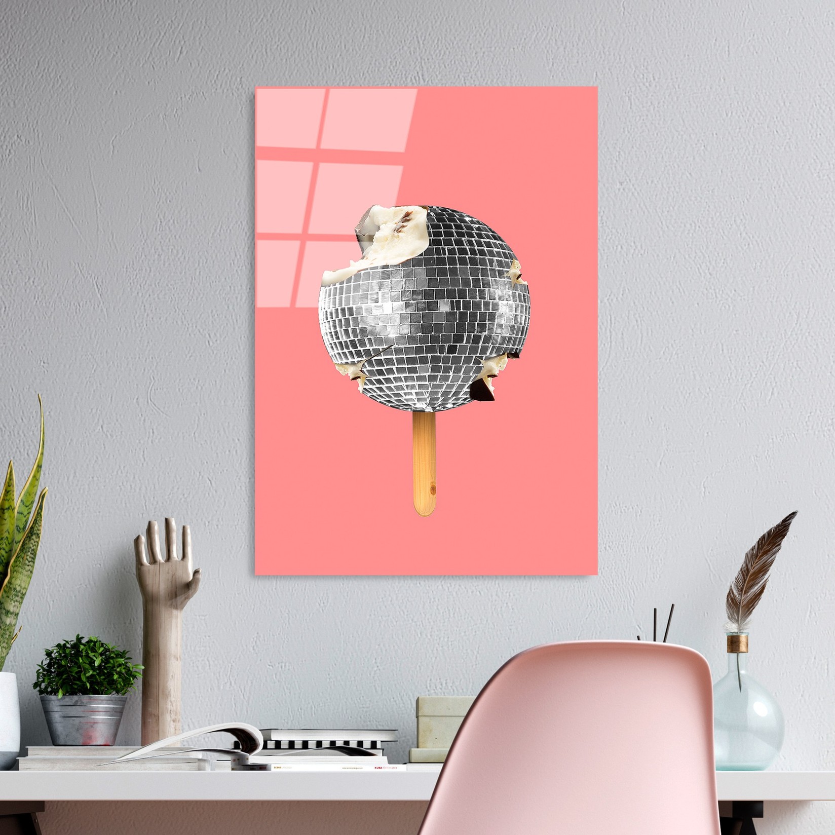 Wallity Slika od kaljenog stakla 45x65cm