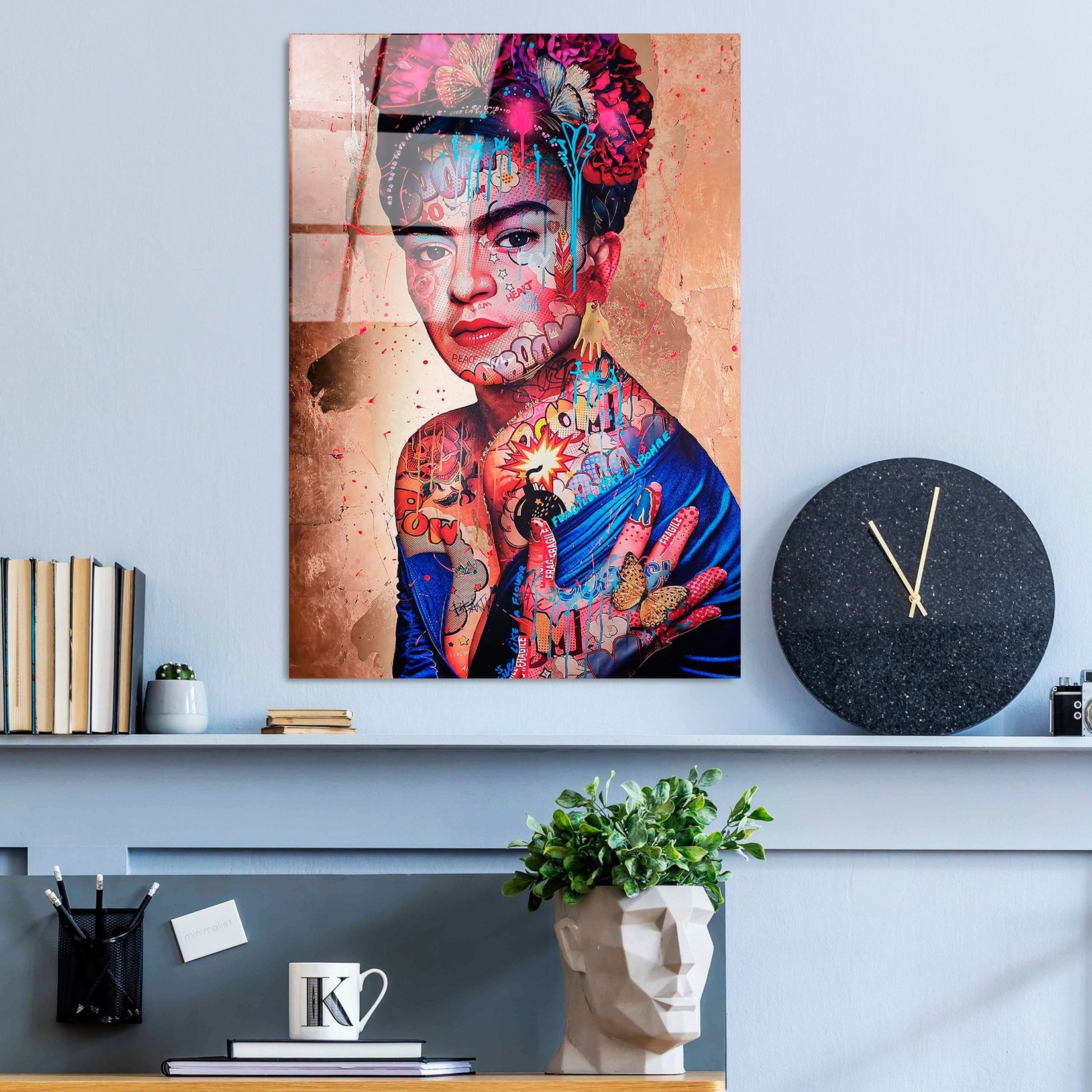 Wallity Slika od kaljenog stakla 70x100cm