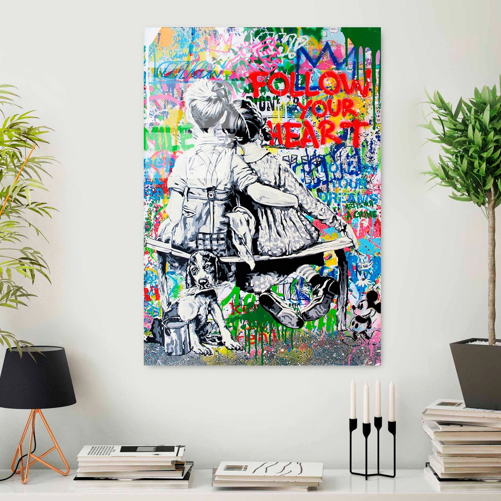 Wallity Slika od kaljenog stakla 70x100cm