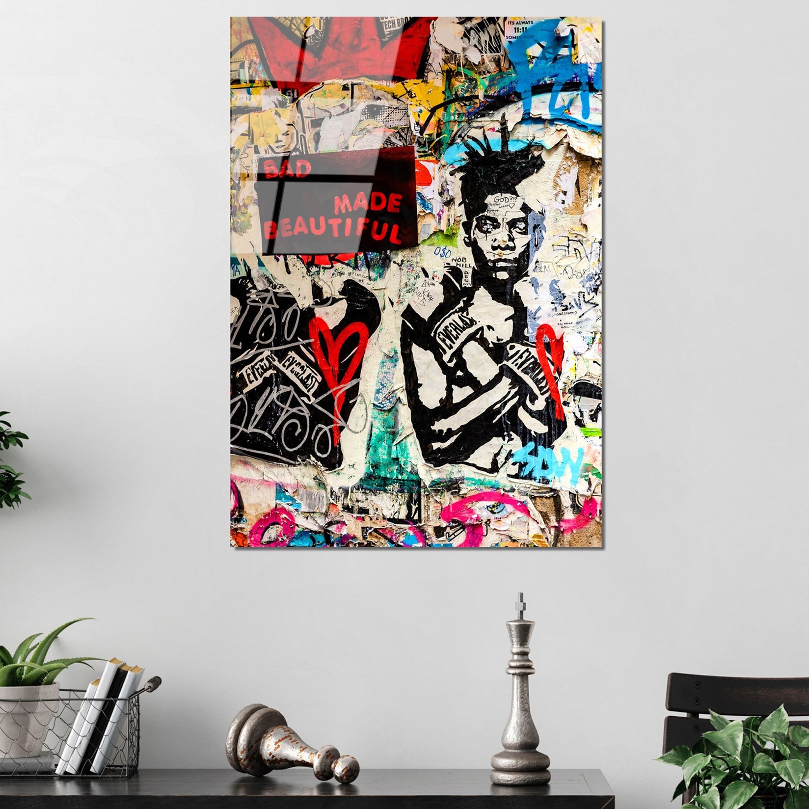 Wallity Slika od kaljenog stakla 45x65cm