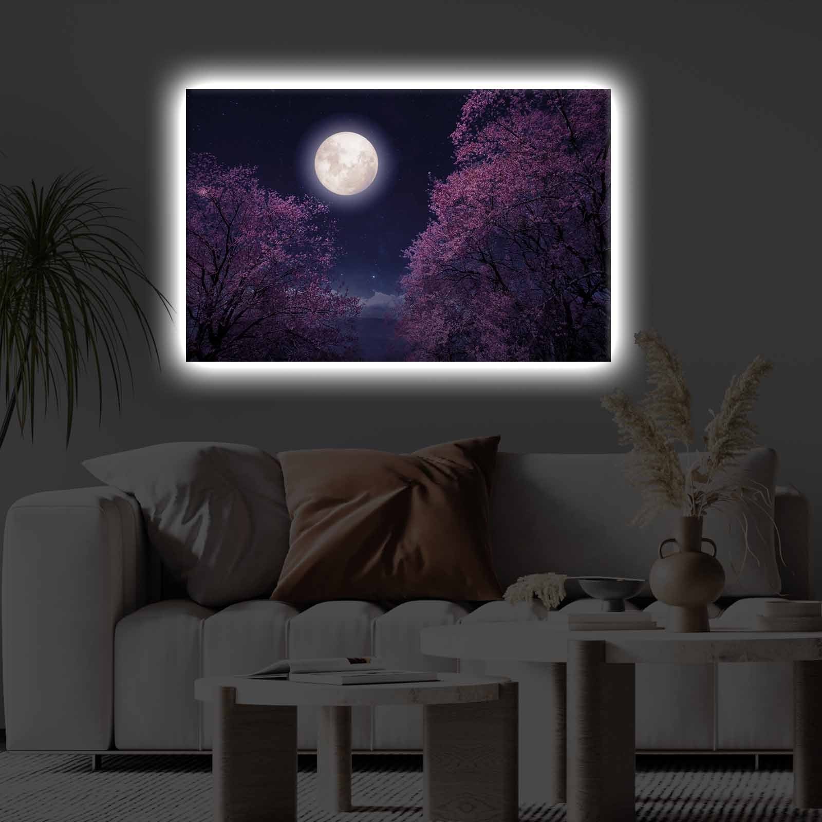 Slika na platnu Wallity sa LED osvetljenjem 45x70cm