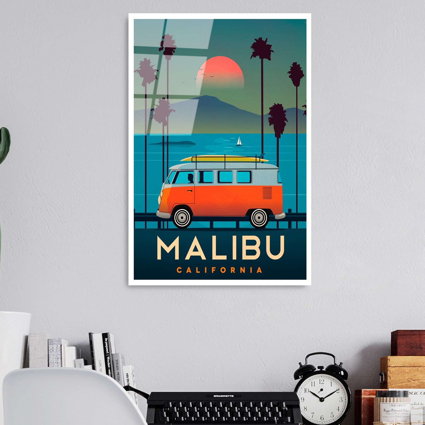 Wallity Slika od kaljenog stakla 30x45cm