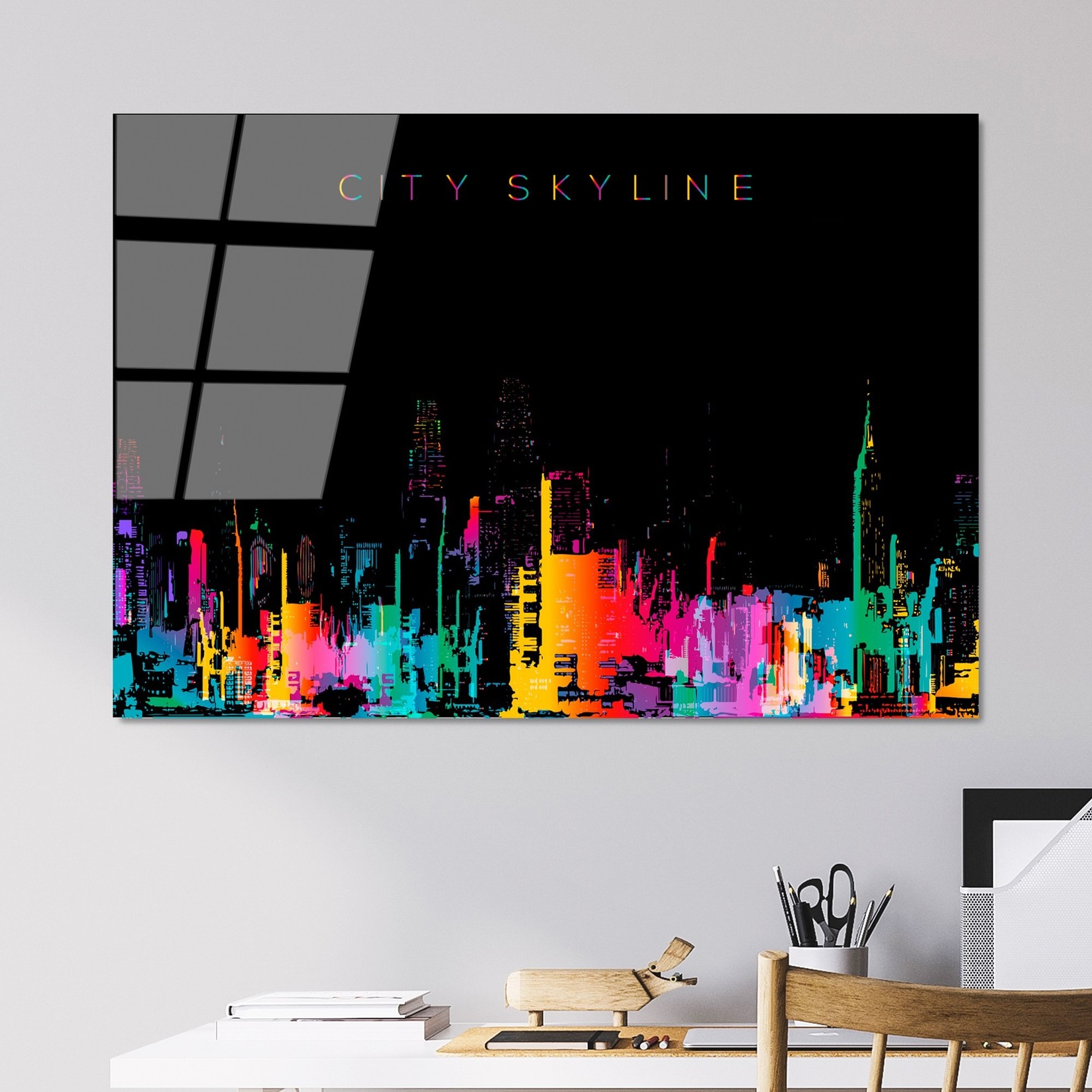 Wallity Slika od kaljenog stakla 70x100cm