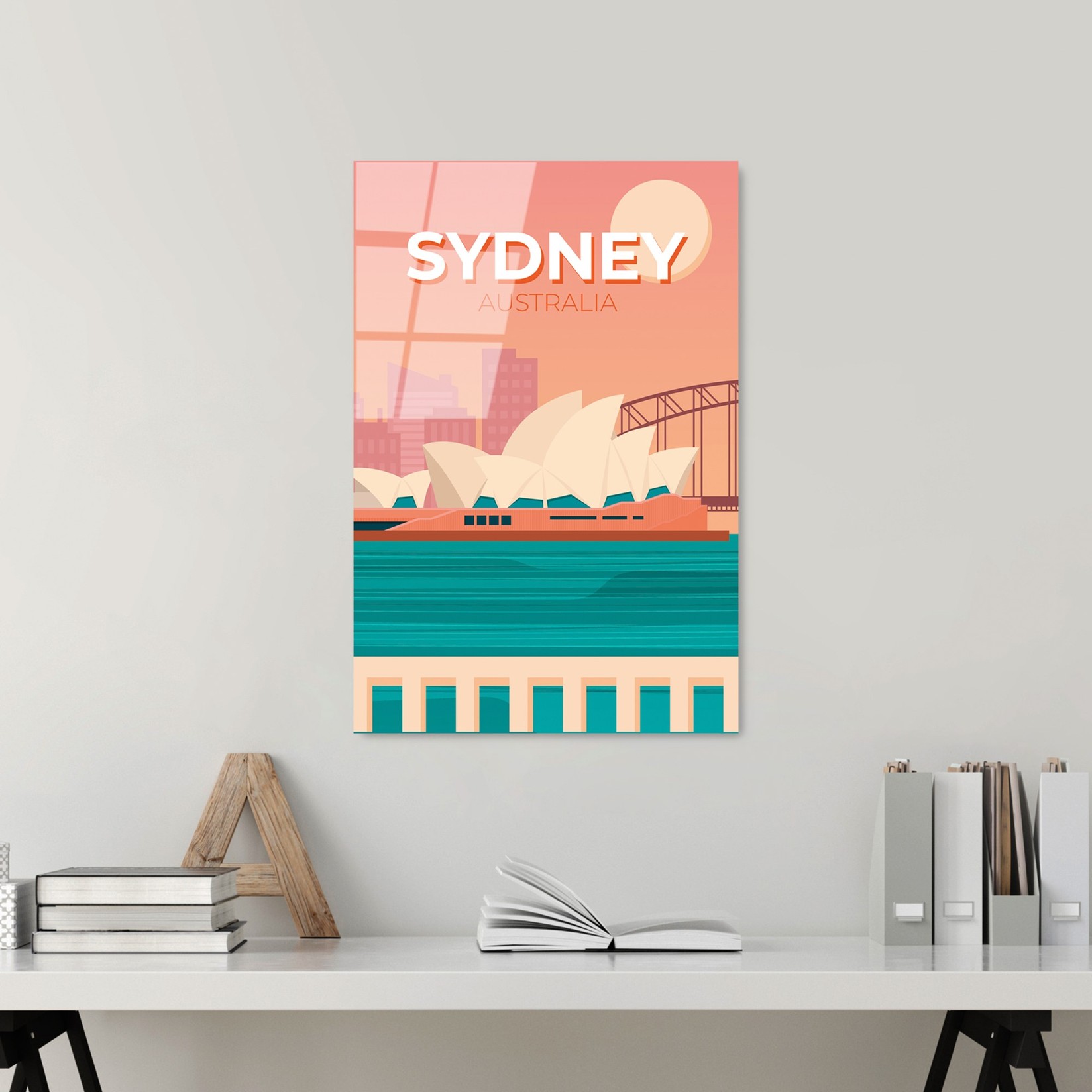 Wallity Slika od kaljenog stakla 30x45cm