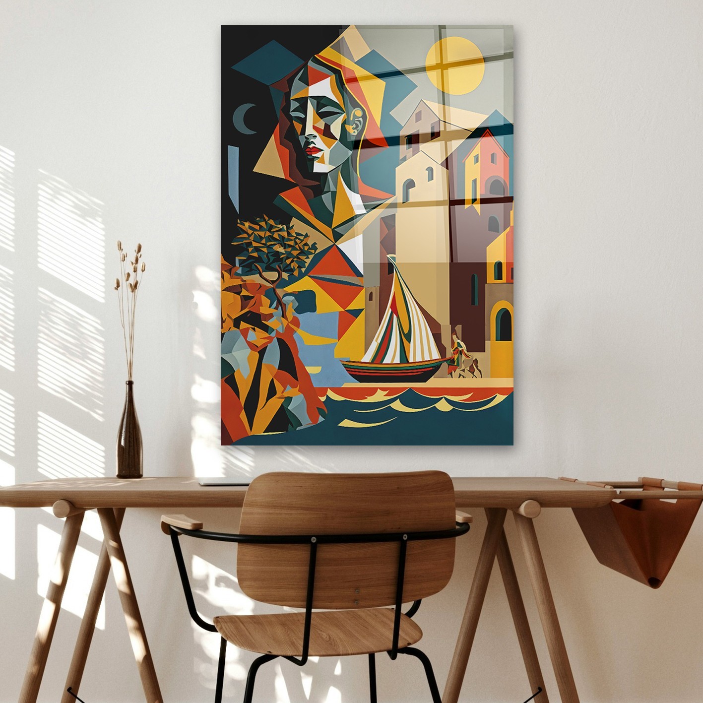 Wallity Slika od kaljenog stakla 50x70cm