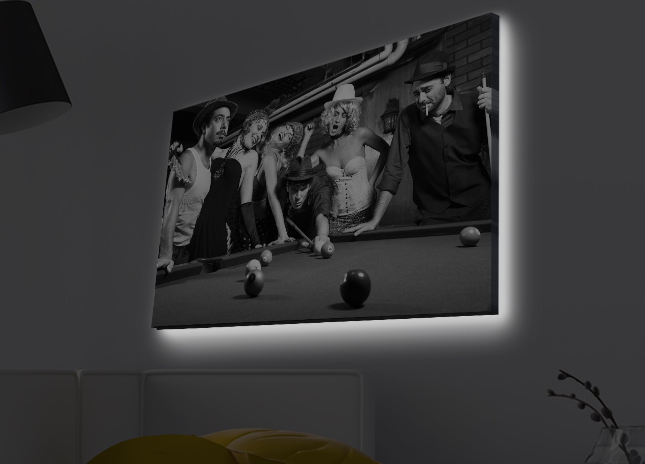 Slika na platnu Wallity sa LED osvetljenjem 45x70cm