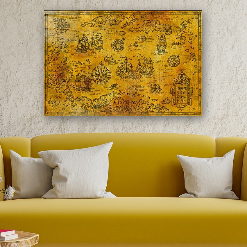 Wallity Slika od kaljenog stakla 40x60cm