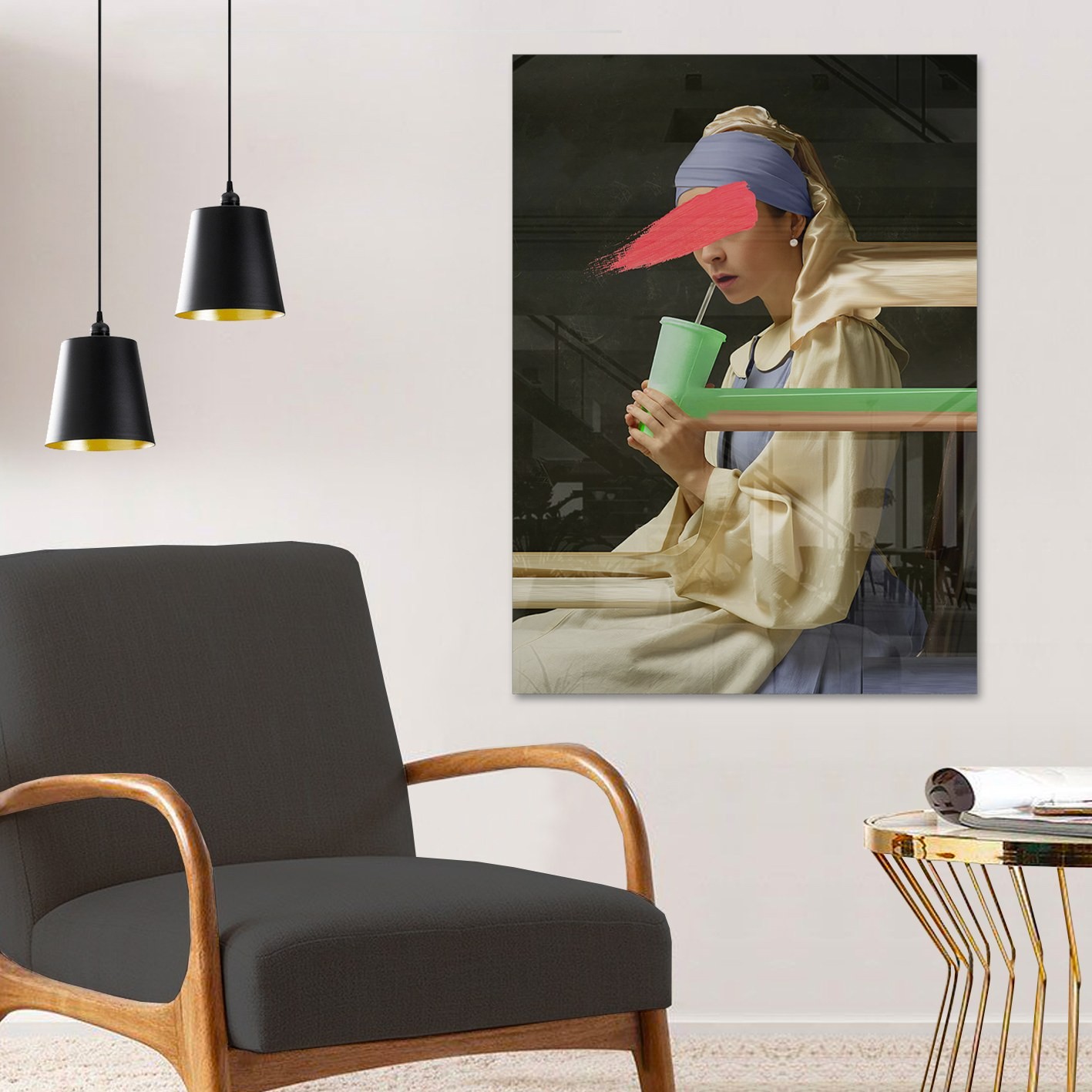 Wallity Slika od kaljenog stakla 70x100cm