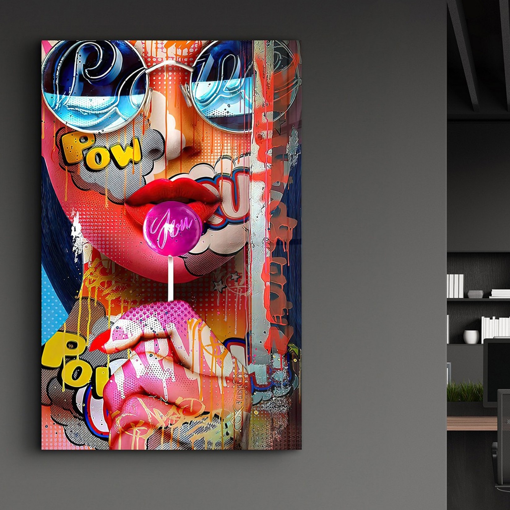 Wallity Slika od kaljenog stakla 46x72cm