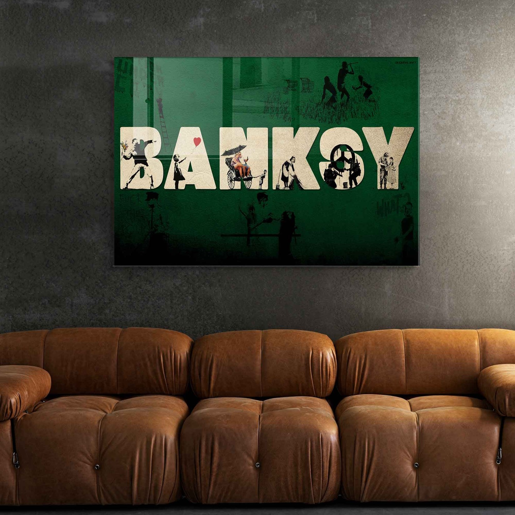 Wallity Slika od kaljenog stakla 50x70cm