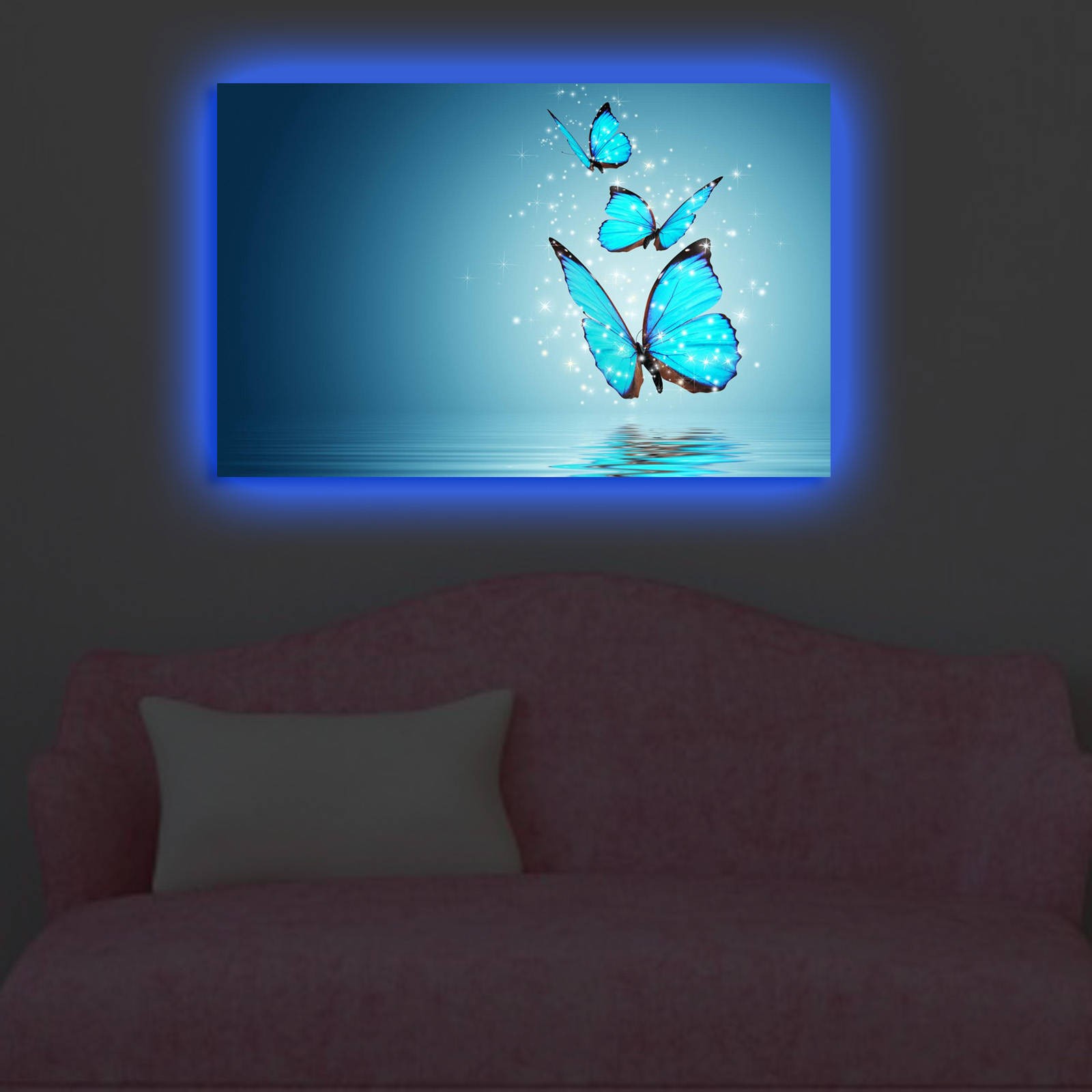 Slika na platnu Wallity sa LED osvetljenjem 45x70cm