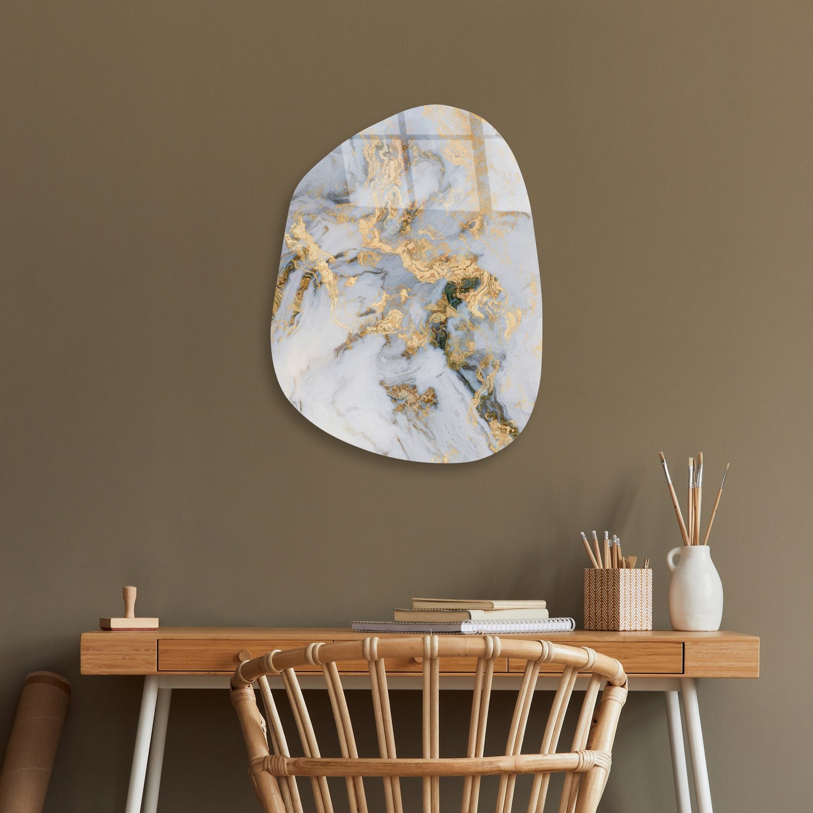 Wallity Slika od kaljenog stakla 35x50cm