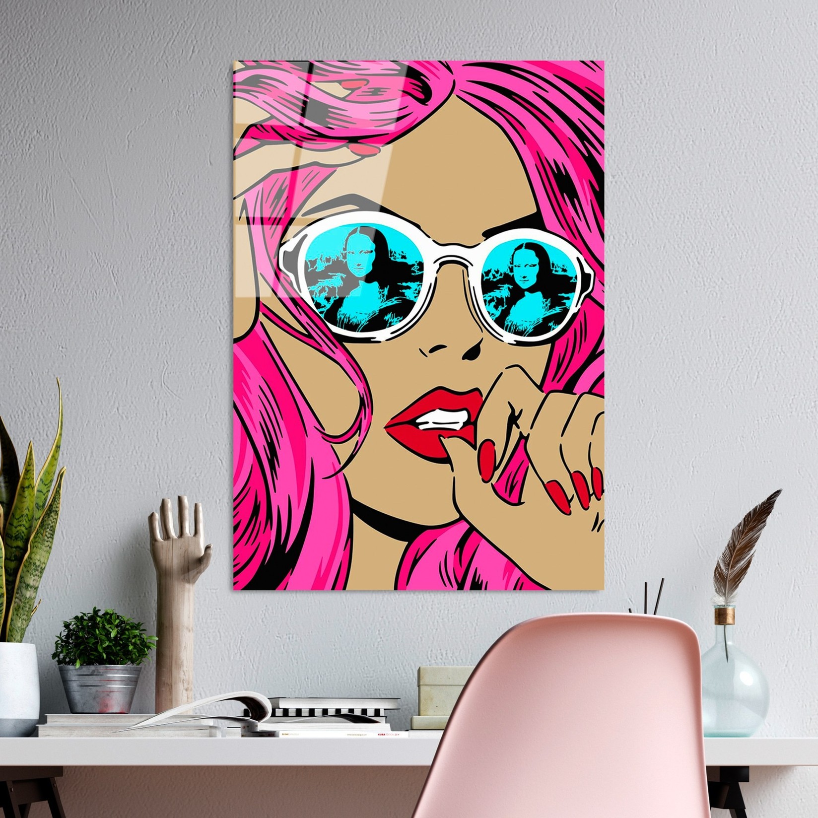 Wallity Slika od kaljenog stakla 70x100cm