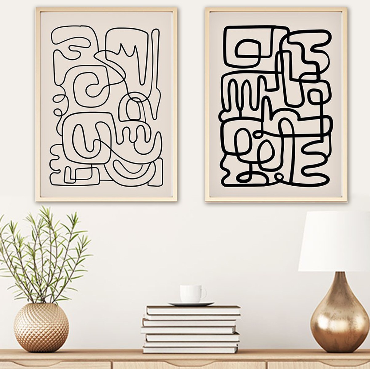 Wallity slika u 2 dijela