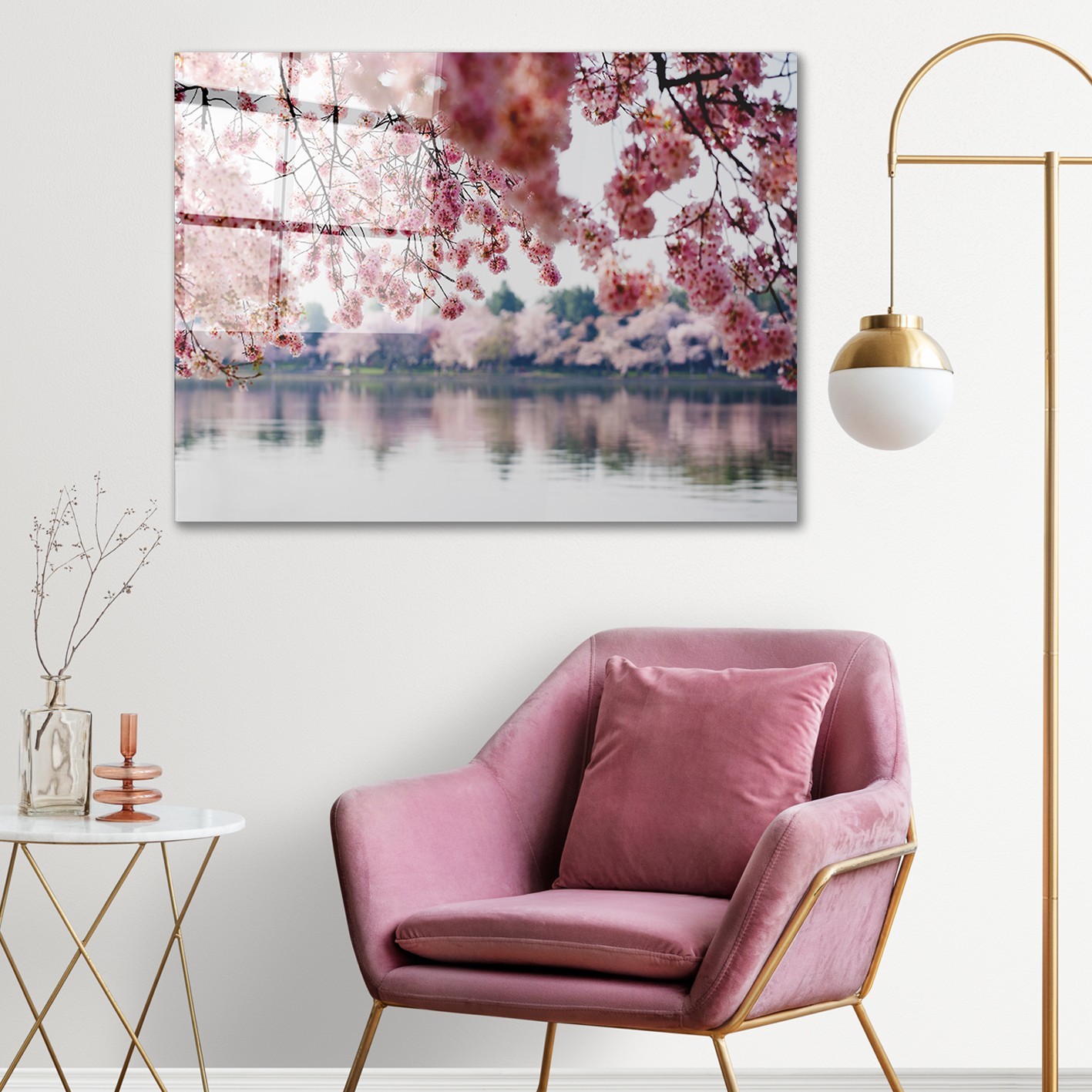 Wallity Slika od kaljenog stakla 40x60cm