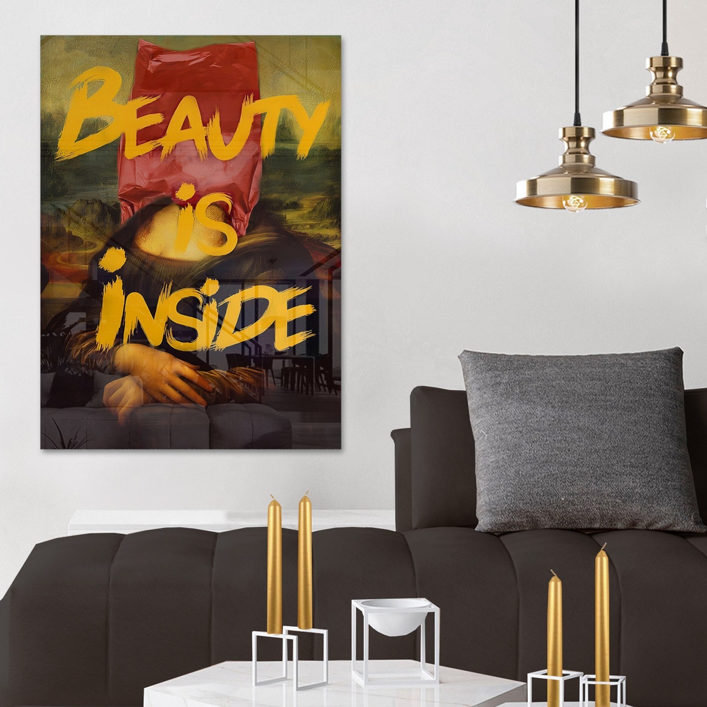 Wallity Slika od kaljenog stakla 50x70cm