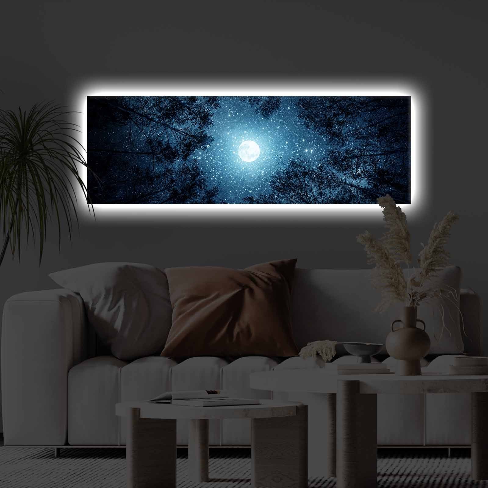 Slika na platnu Wallity sa LED osvetljenjem 30x90cm