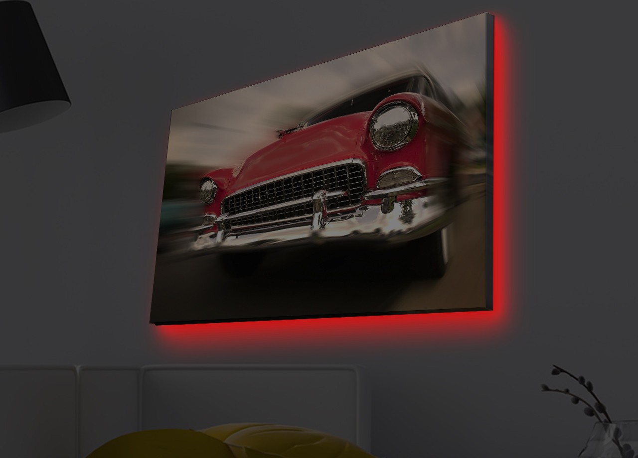 Slika na platnu Wallity sa LED osvetljenjem 45x70cm