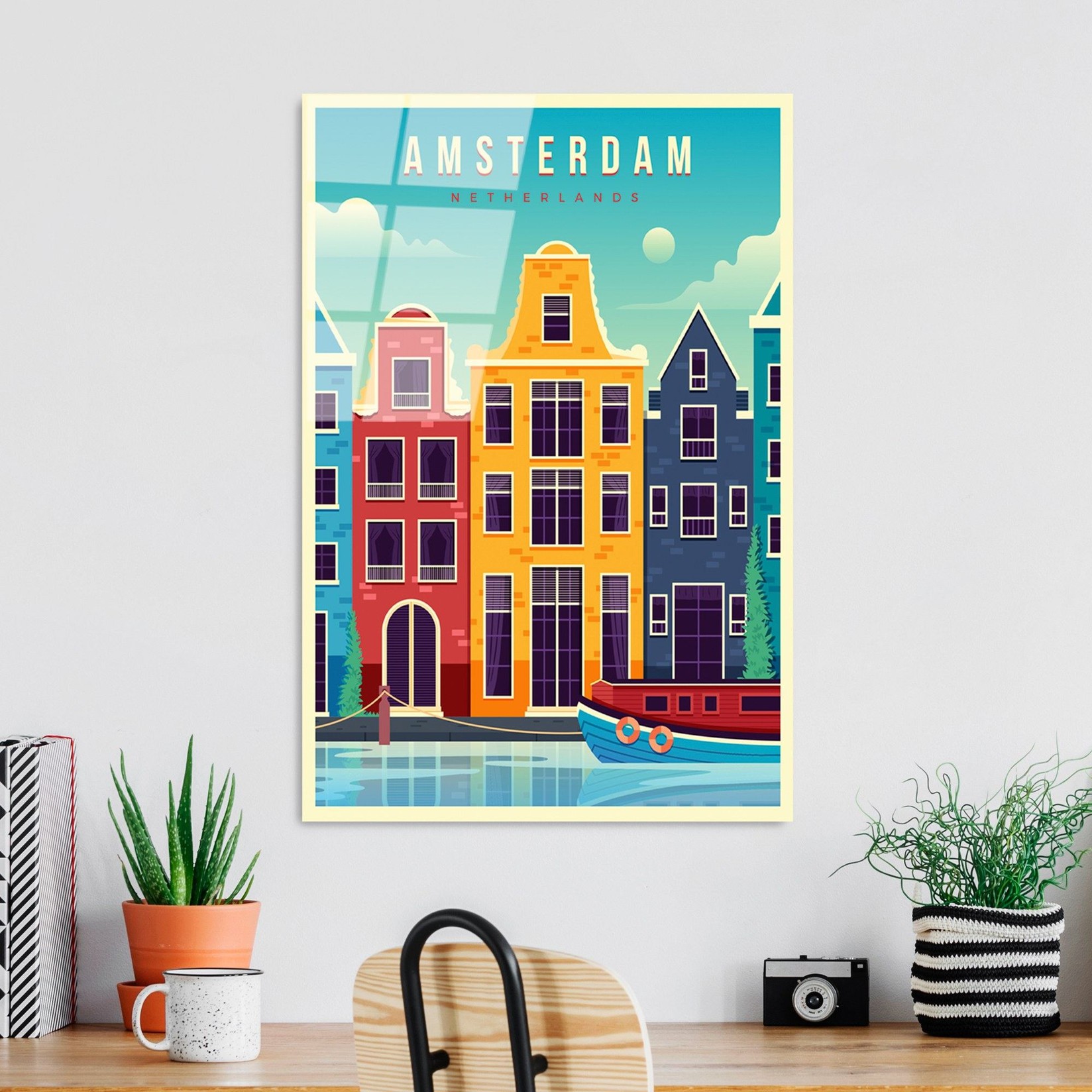 Wallity Slika od kaljenog stakla 30x45cm