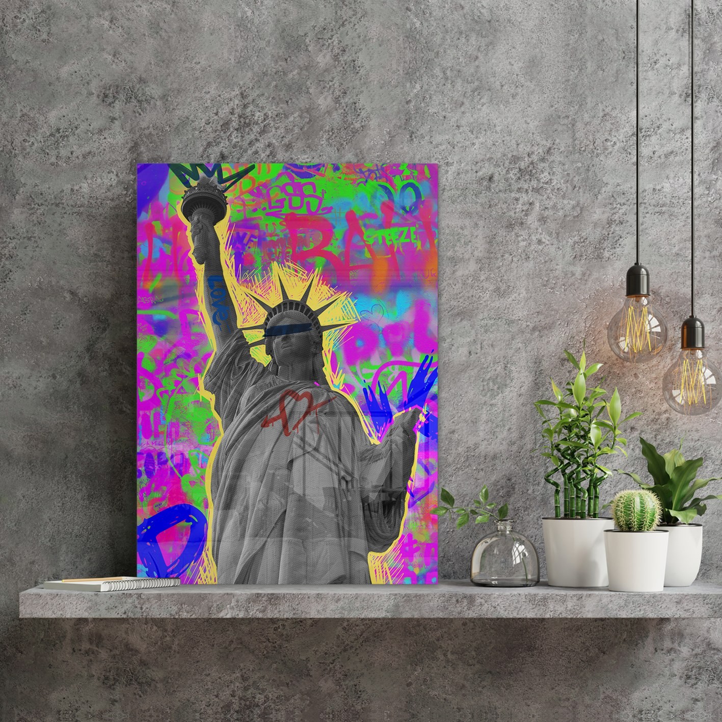 Wallity Slika od kaljenog stakla 70x100cm