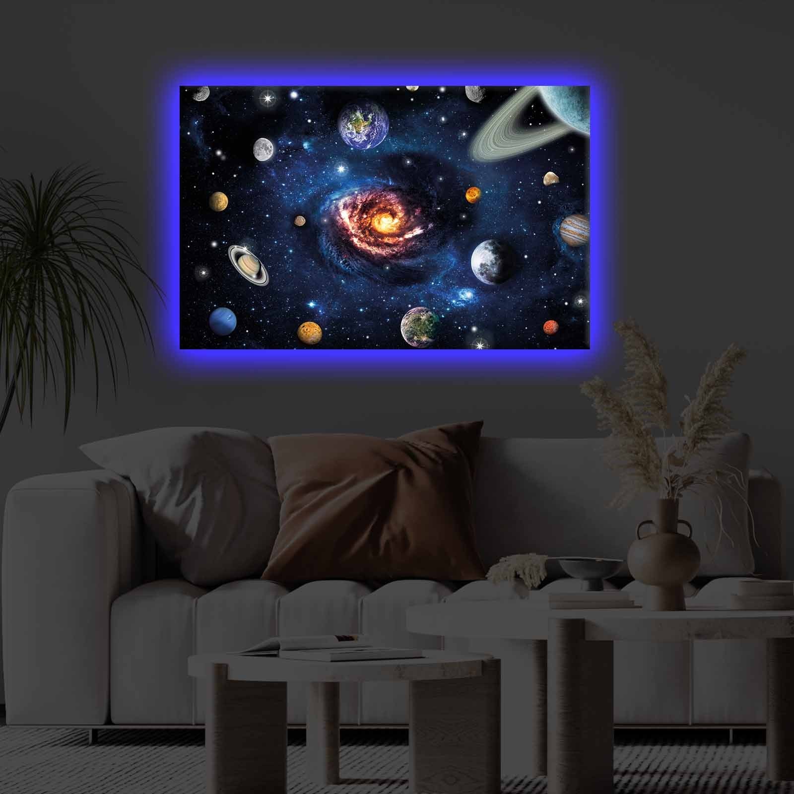 Slika na platnu Wallity sa LED osvetljenjem 45x70cm