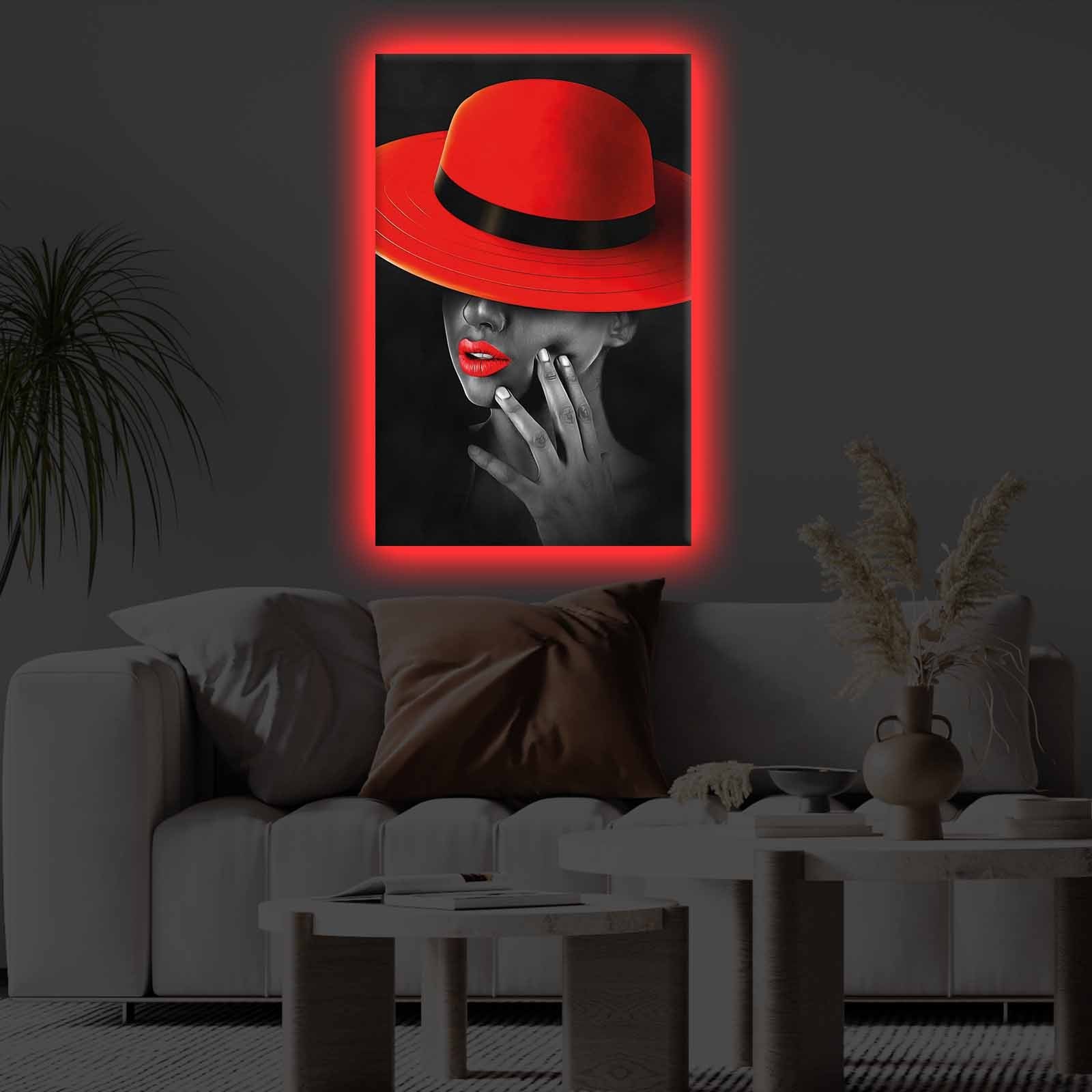 Slika na platnu Wallity sa LED osvetljenjem 45x70cm