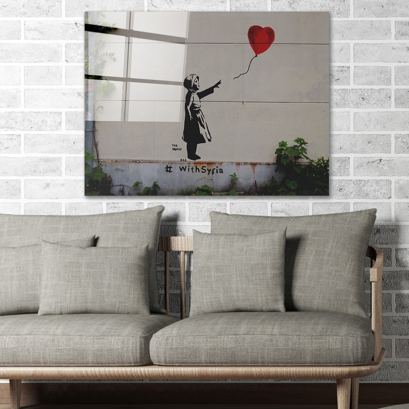 Wallity Slika od kaljenog stakla 45x65cm