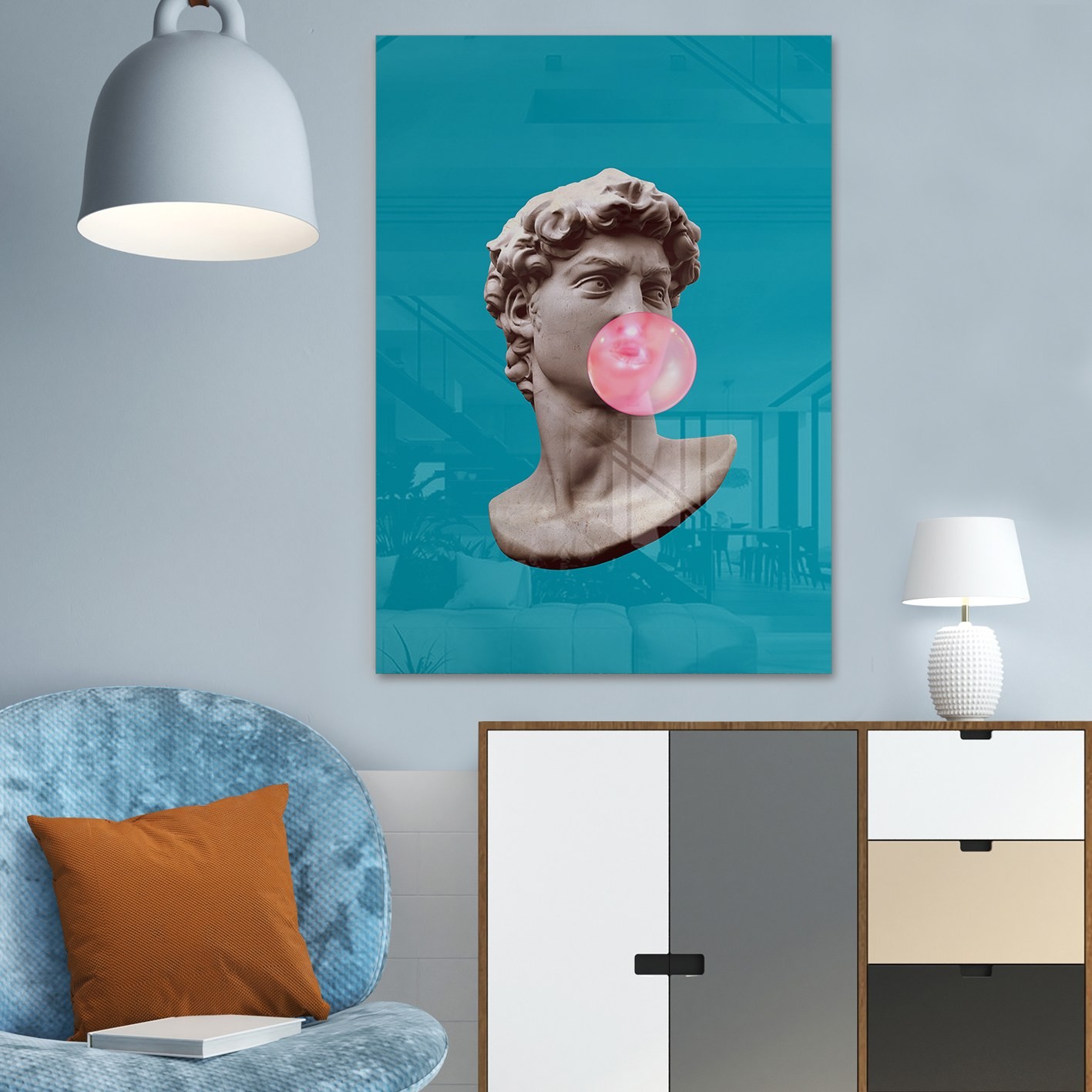 Wallity Slika od kaljenog stakla 70x100cm