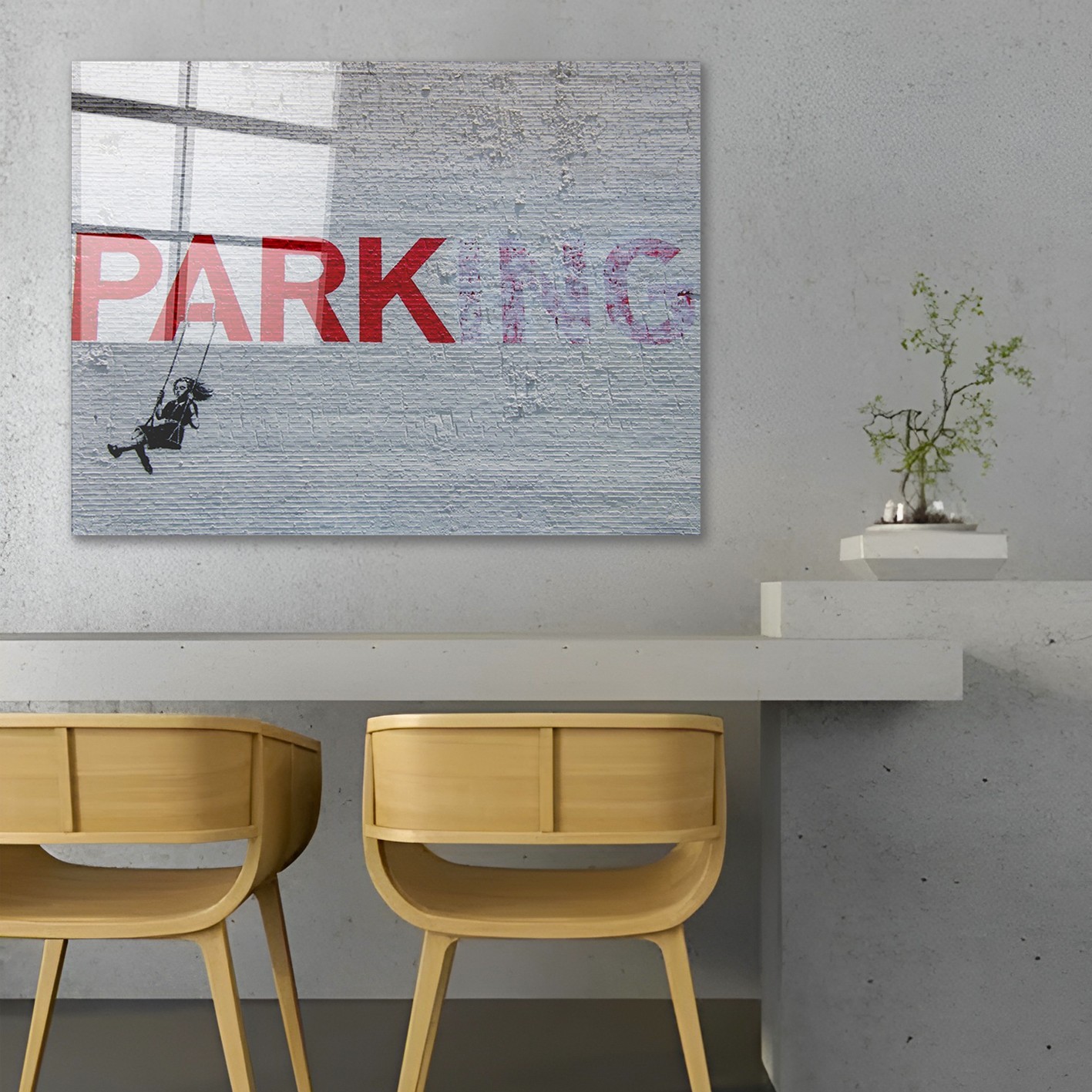 Wallity Slika od kaljenog stakla 70x100cm