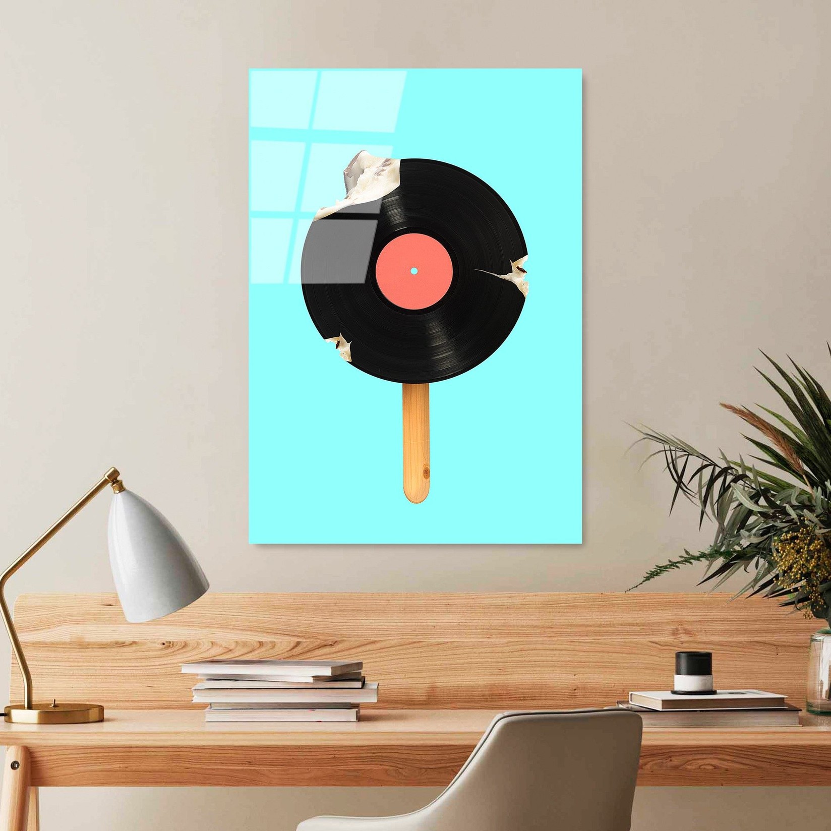 Wallity Slika od kaljenog stakla 45x65cm