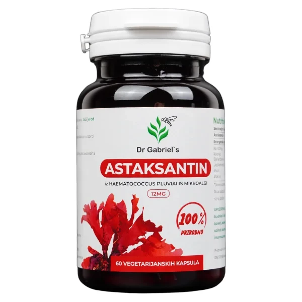 Dr. Gabriel’s Astaksantin - 60 vegetarijanskih kapsula