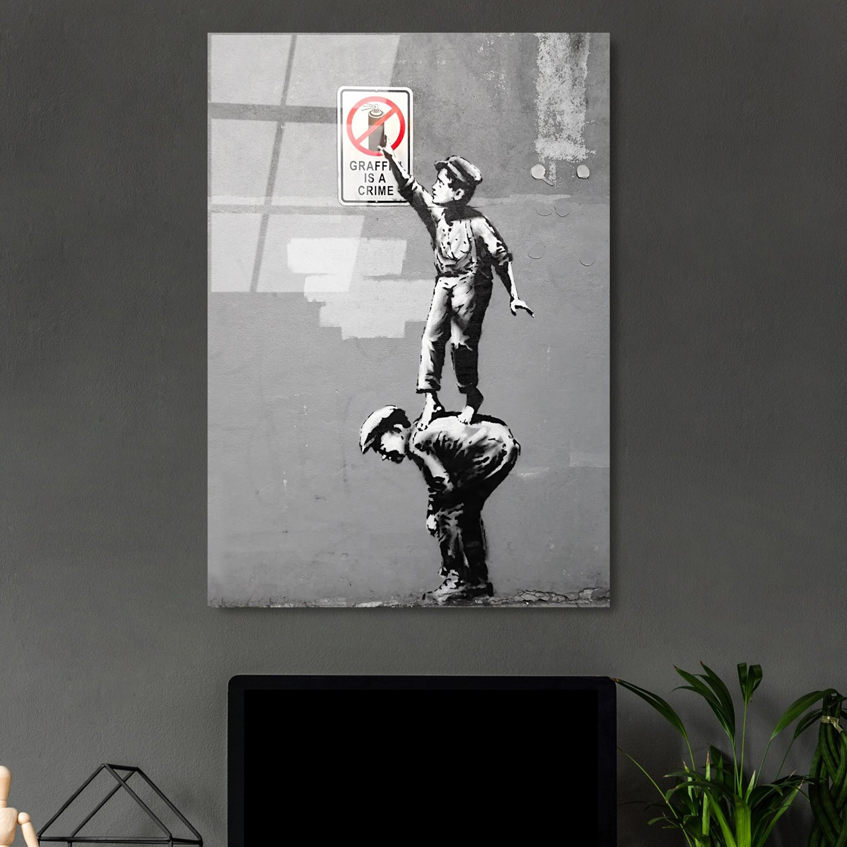 Wallity Slika od kaljenog stakla 45x65cm