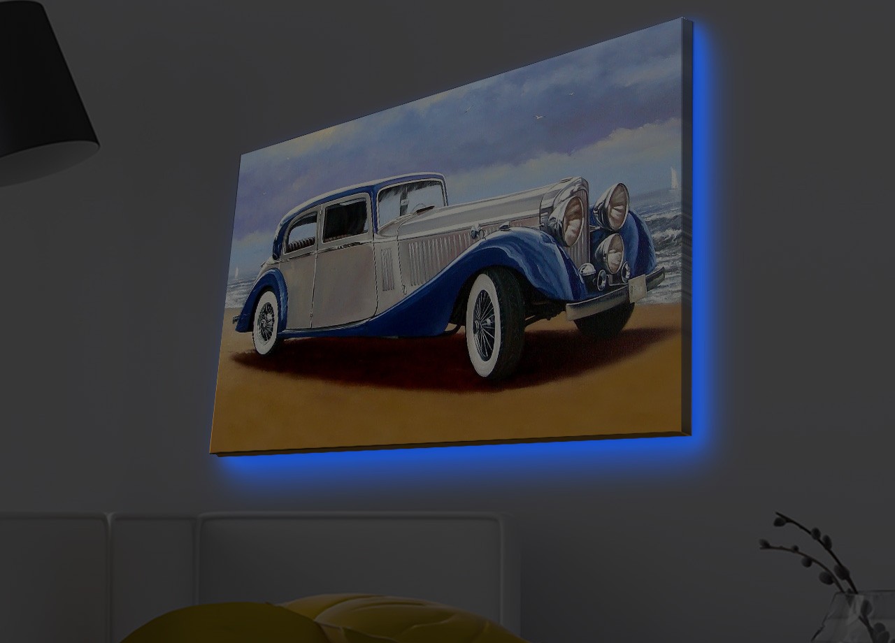Slika na platnu Wallity sa LED osvetljenjem 45x70cm